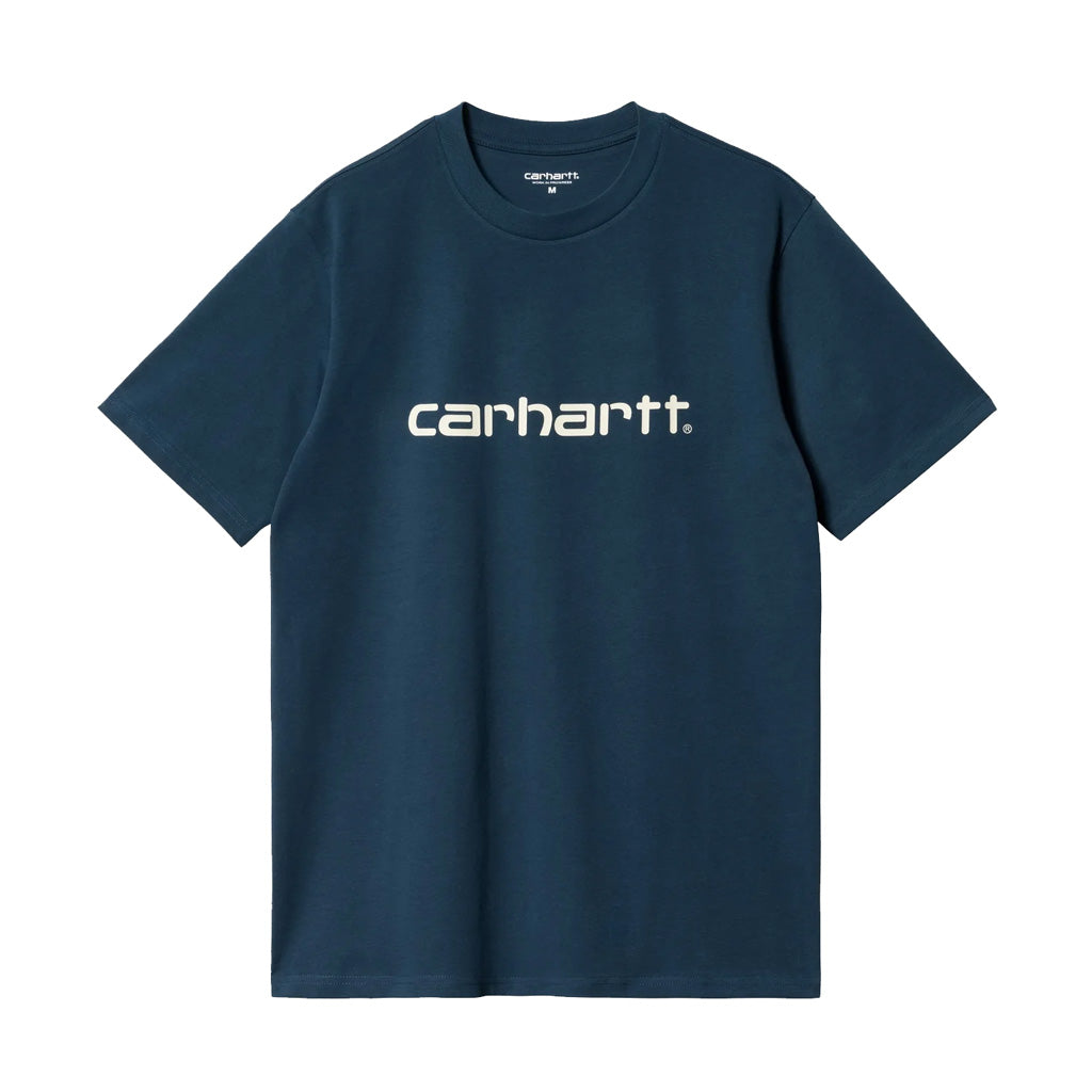 Carhartt WIP Script Tee - Squid/Salt. 100% Cotton Single Jersey, 190g. Regular fit, fits true to size. Script print. I031047_1RB_XX. Free, fast NZ shipping on your Carhartt WIP orders over $150 with Pavement, Dunedin's independent skate store.