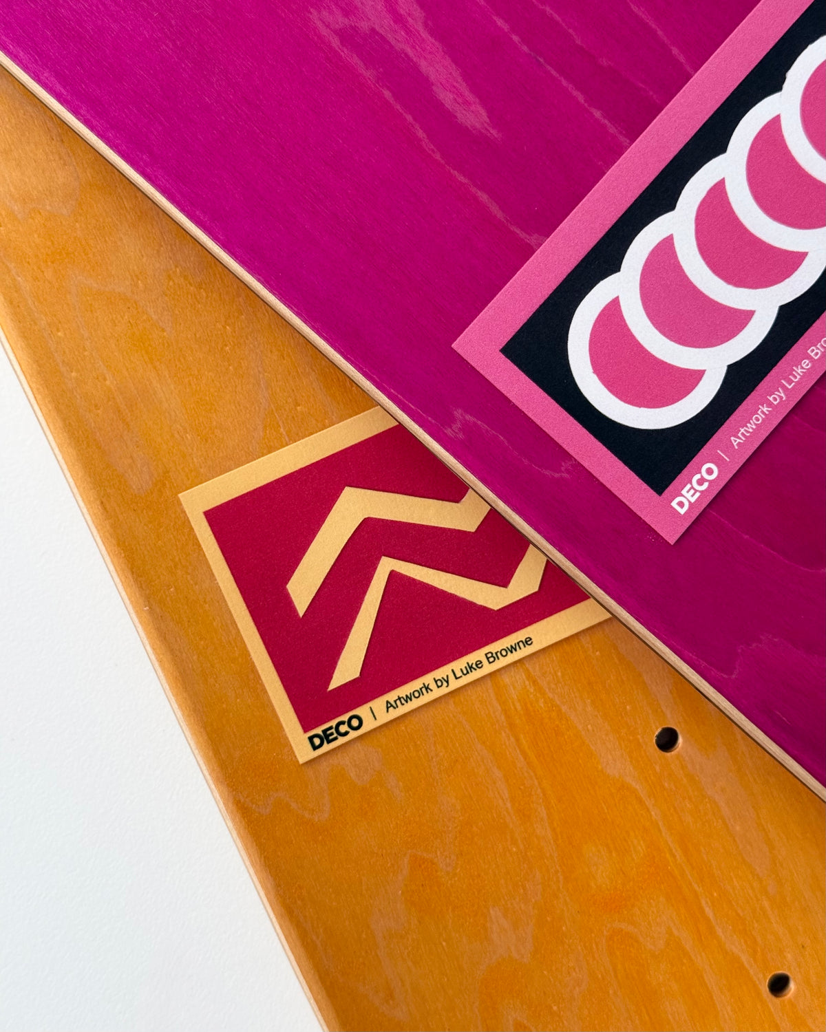 DECO MUNICIPLE 2 DECK - YELLOW 8.5"