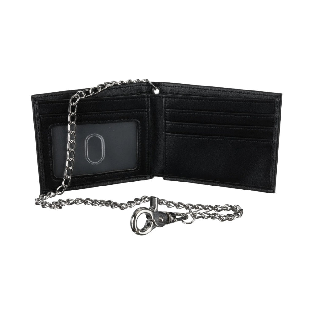 Jacuzzi Unlimited PU Leather Chain Wallet - Black | Free Aotearoa NZ shipping on Jacuzzi Skateboards orders over $100* with Pavement Skate Store!