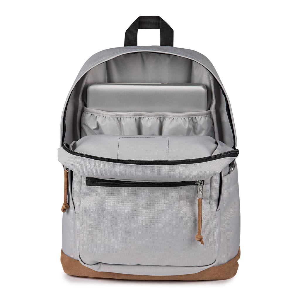 Jansport Right Pack in Grounded Grey | Free Aotearoa NZ shipping over $100* when you shop Jansport backpacks online with Pavement Skate Store.
