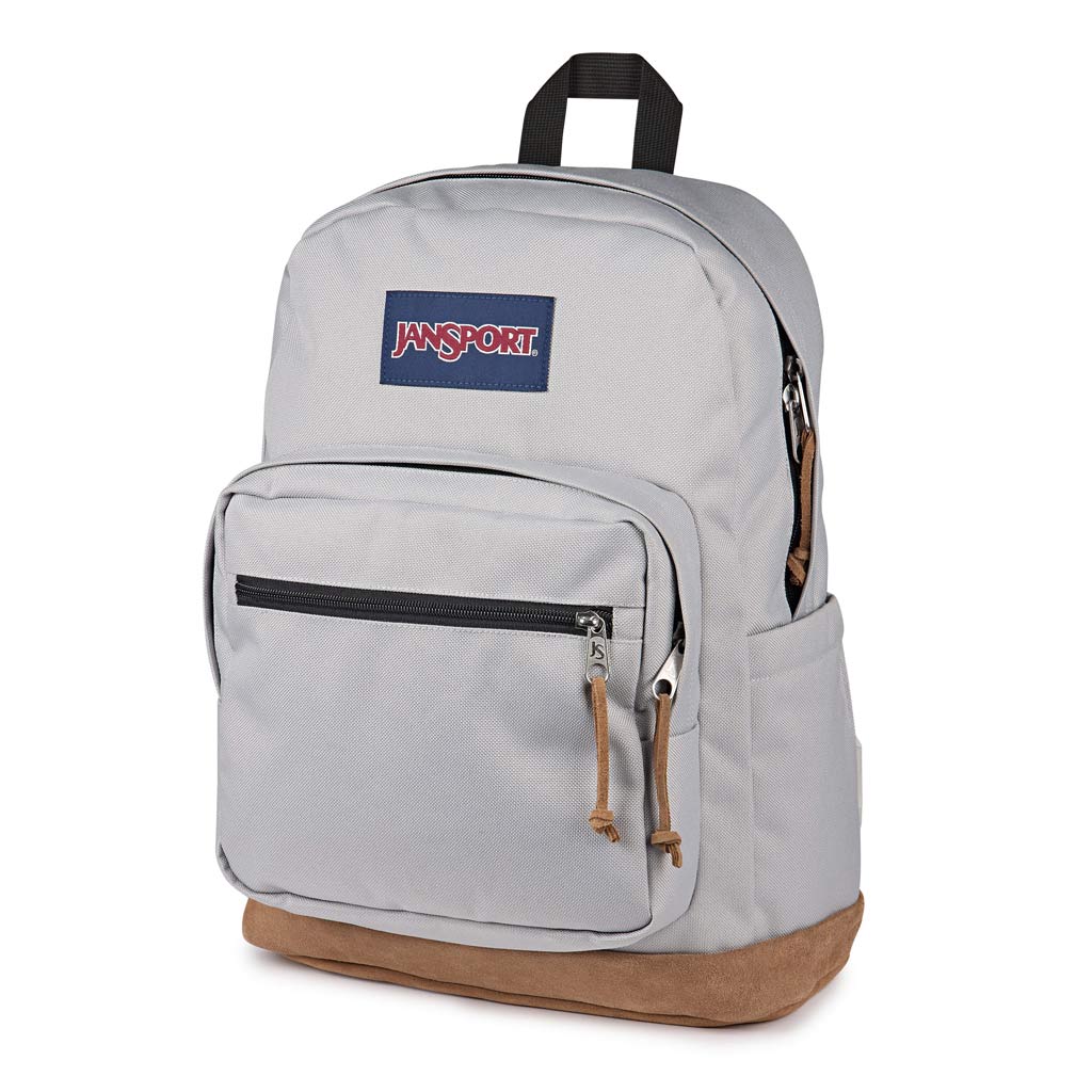 Jansport Right Pack in Grounded Grey | Free Aotearoa NZ shipping over $100* when you shop Jansport backpacks online with Pavement Skate Store.