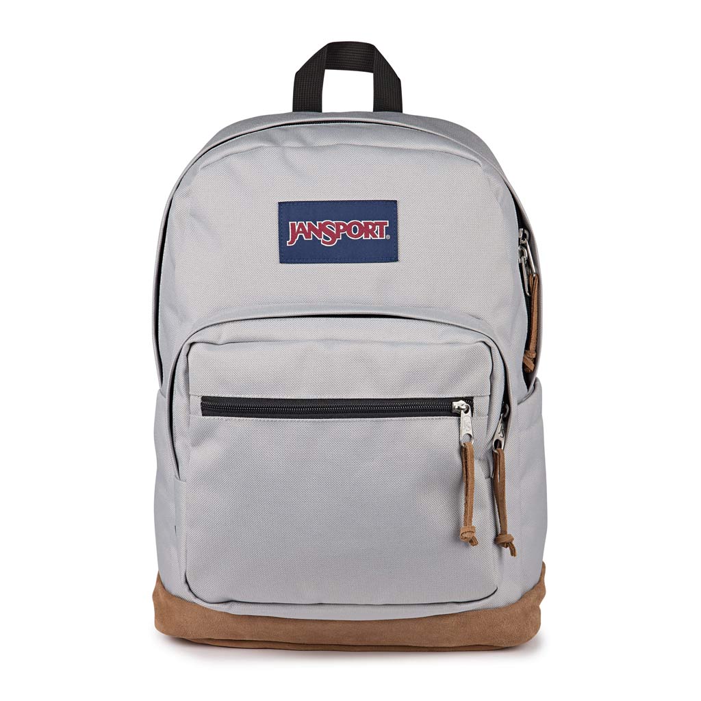 Jansport Right Pack in Grounded Grey | Free Aotearoa NZ shipping over $100* when you shop Jansport backpacks online with Pavement Skate Store.