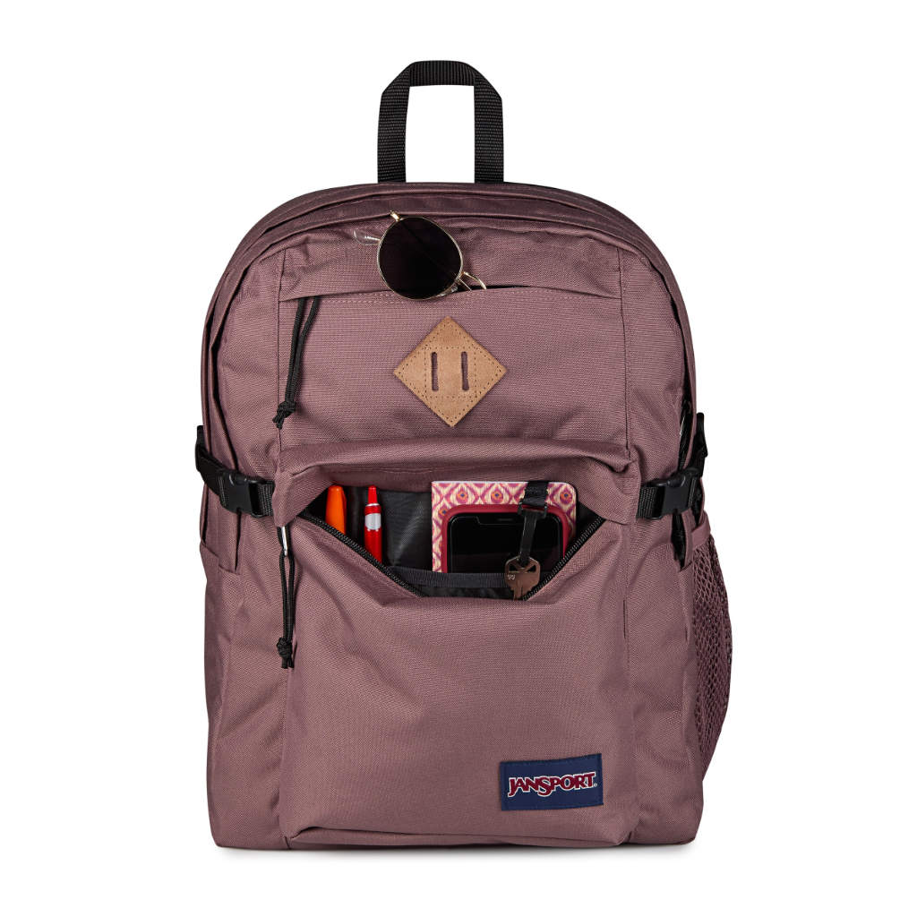 Jansport Main Campus in Mahogony Haze | Free Aotearoa NZ delivery on your Jansport backpack order over $100* with Pavement Skate Store.