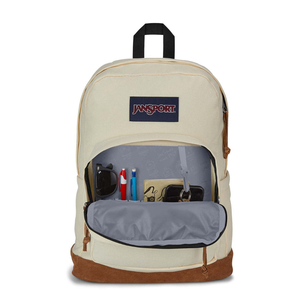 Jansport Right Pack in Coconut | Free Aotearoa NZ delivery on your Jansport backpack order over $100* with Pavement Skate Store.