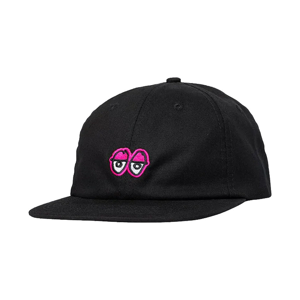 Krooked Eyes Strapback - Black/Pink. Shop Venture, Anti-Hero, Spitfire, Krooked and Real skateboards, clothing and accessories online with Dunedin's independent skate store, PAVEMENT. Free shipping across New Zealand over $150 - Same day Dunedin delivery - Easy, no fuss returns.