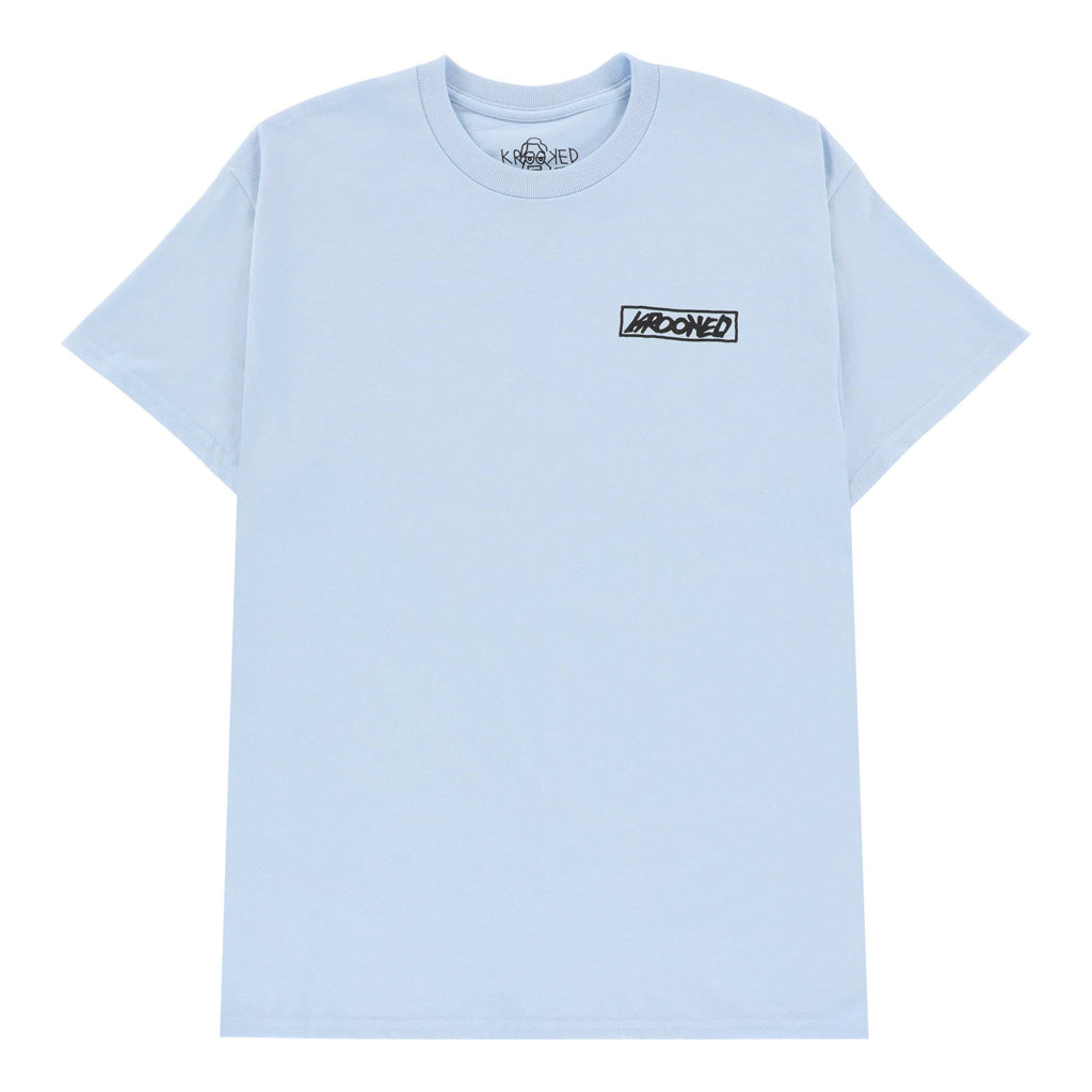 Krooked Moonsmile Raw Tee - Light Blue/Black. Shop Venture, Anti-Hero, Spitfire, Krooked and Real skateboards, clothing and accessories online with Dunedin's independent skate store, PAVEMENT. Free shipping across New Zealand over $150 - Same day Dunedin delivery - Easy, no fuss returns.