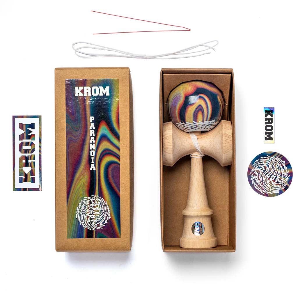 Krom Kendama - Paranoia Unus. Shop the new collection of Krom Kendama with Pavement Skate Shop! Order online and received free Aotearoa NZ shipping over $100*!