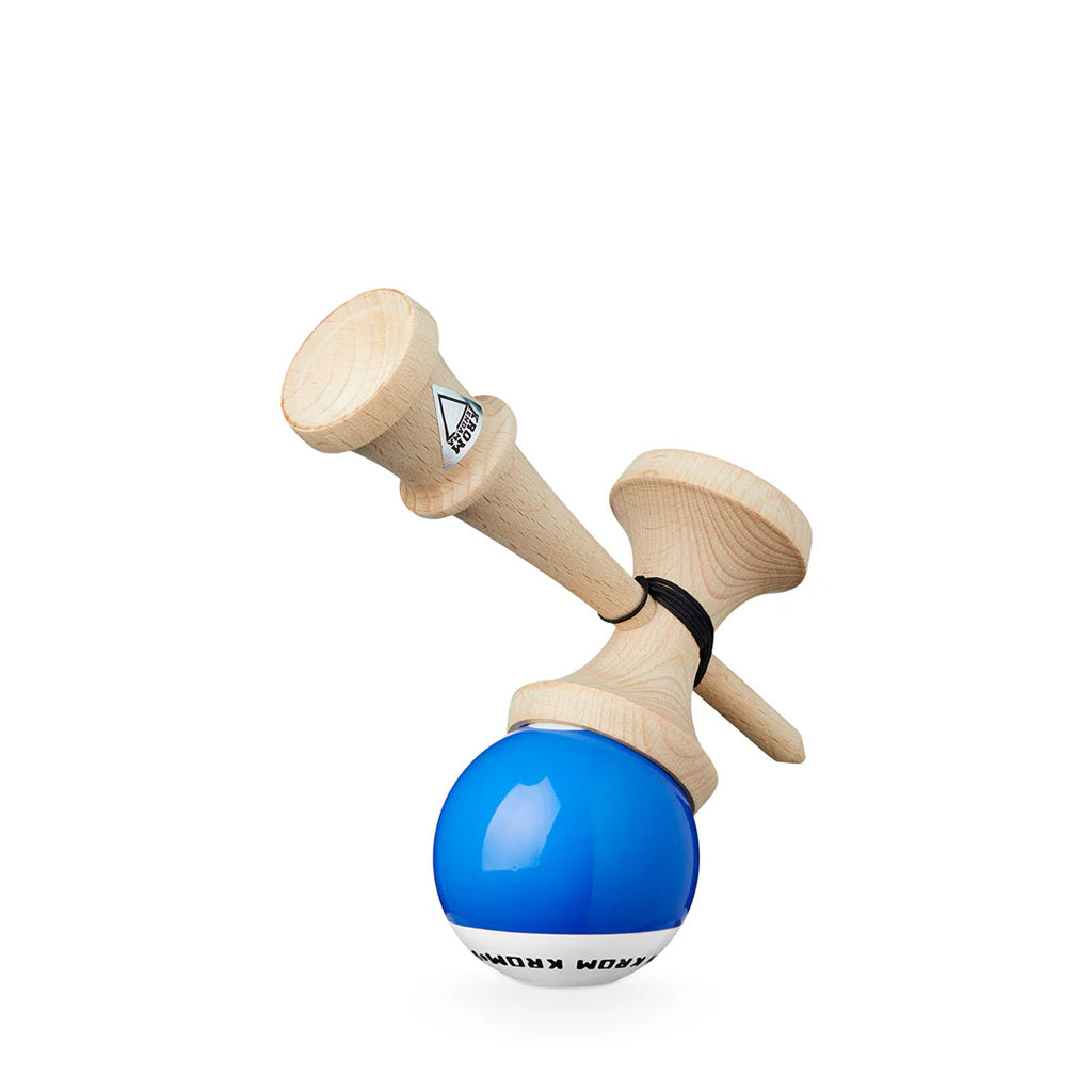 Krom Kendama  - Pop LOL Dark Blue. Shop the new collection of Krom Kendama with Pavement Skate Shop! Order online and received free Aotearoa NZ shipping over $100*!