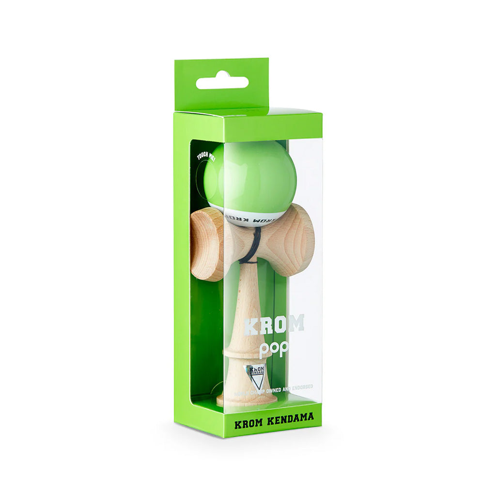 Krom Kendama - Pop LOL Lime Green. Shop the new collection of Krom Kendama with Pavement Skate Shop! Order online and received free Aotearoa NZ shipping over $100*!