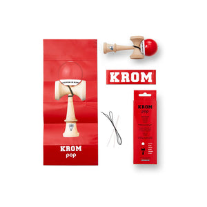 Krom Kendama  - Pop LOL Red. Shop the new collection of Krom Kendama with Pavement Skate Shop! Order online and received free Aotearoa NZ shipping over $100*!