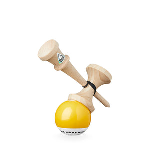 Krom Kendama  - Pop LOL Yellow. Shop the new collection of Krom Kendama with Pavement Skate Shop! Order online and received free Aotearoa NZ shipping over $100*!