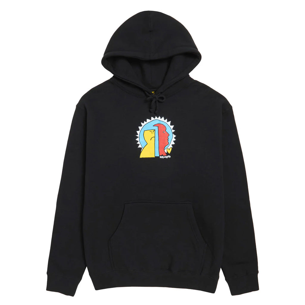 Krooked Mad Back Fill Hoody - Black. Free Aotearoa NZ shipping over $100* when you order Krooked skateboards and clothing online with Pavement Skate Store!