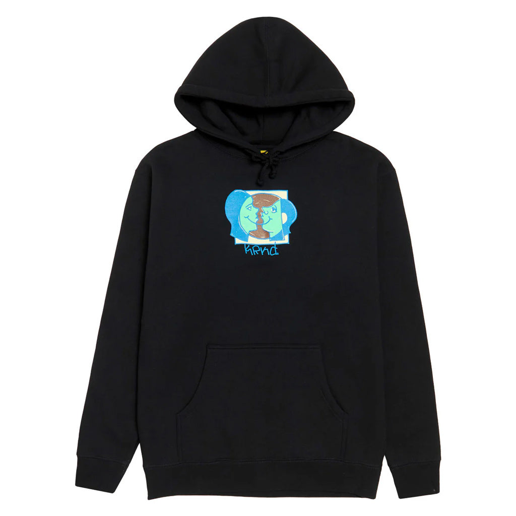Krooked Moonsmiley Hoody - Black/Multi | Shop Krooked Skateboards online with Pavement Skate Store with free Aotearoa NZ shipping over $100*!