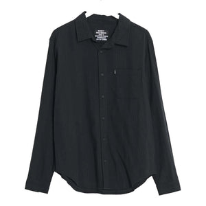 Misfit Dal Form LS Shirt - Black. Left chest pocket. Flag label on pocket. 100% Textured Cotton Check. Finished with softening garment wash & premium trims. Shop Misfit men's clothing online with Pavement, Dunedin's independent skate store. Free NZ shipping over $150 - Same day Dunedin delivery - Easy returns.