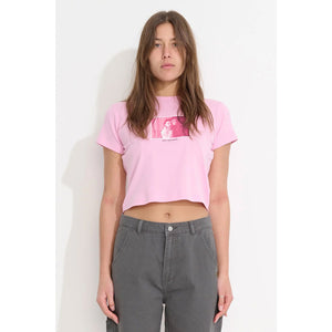 Misfit Takes Two Rib Tee - Baby Pink. The Takes Two Rib Tee in Baby Pink is made from 100% Cotton. Rib-Fitted. Shop Misfit women's clothing online with Pavement and enjoy free NZ shipping over $150 - Same day Dunedin delivery and easy returns.