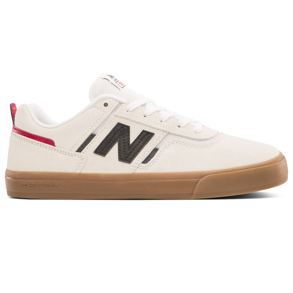 NB Numeric Jamie Foy 306 - White/Black/Gum. Jamie Foy's NM306 upgrades a classic vulcanised shoe design with choice features for lasting durability and comfort on your board. Style: NM306TPO. Shop NB Numeric skate shoes with Pavement skate store online. Free Aotearoa shipping over $150.
