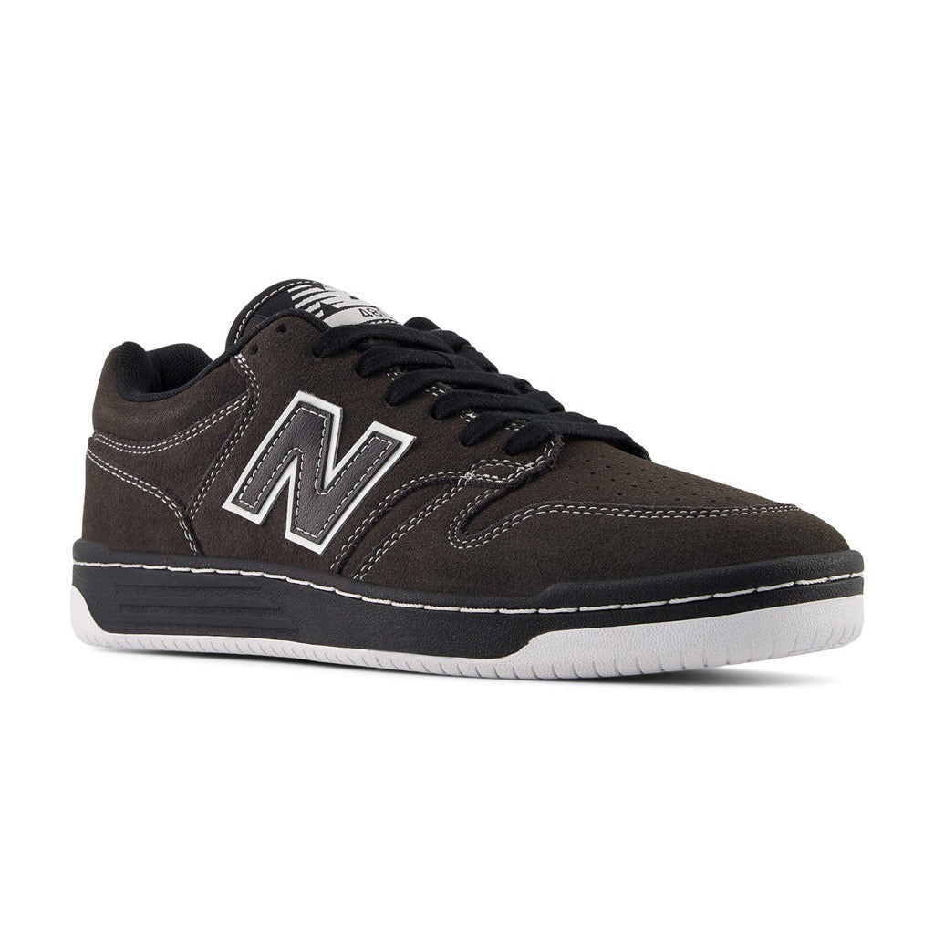 NB Numeric 480 - Black/Cement/White - NM480CSS | Free Aotearoa shipping when you buy New Balance Numeric online with Pavement Skate Store.