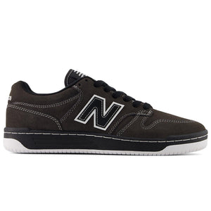 NB Numeric 480 - Black/Cement/White - NM480CSS | Free Aotearoa shipping when you buy New Balance Numeric online with Pavement Skate Store.