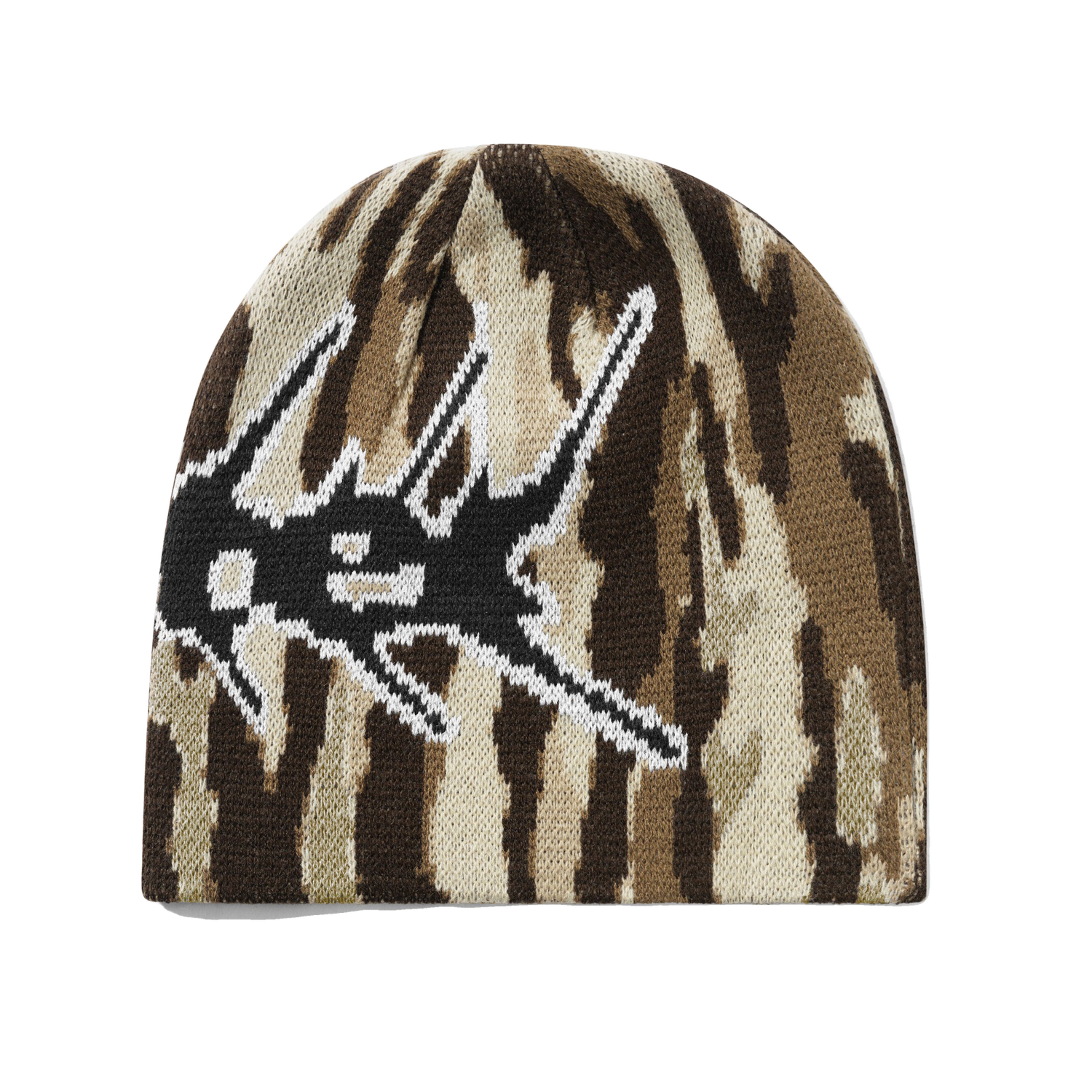 Butter Goods Nail Skully Beanie - Frog Camo | Shop Butter Goods clothing online with Pavement Skate Store with free Aotearoa NZ shipping over $100*!