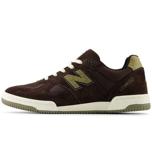 New Balance Numeric 600 X Krooked Skate Shoe - Brown/Olive. Shop New Balance Numeric skate shoes with Pavement Skate Store with free Aotearoa NZ shipping*!