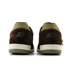 New Balance Numeric 600 X Krooked Skate Shoe - Brown/Olive. Shop New Balance Numeric skate shoes with Pavement Skate Store with free Aotearoa NZ shipping*!