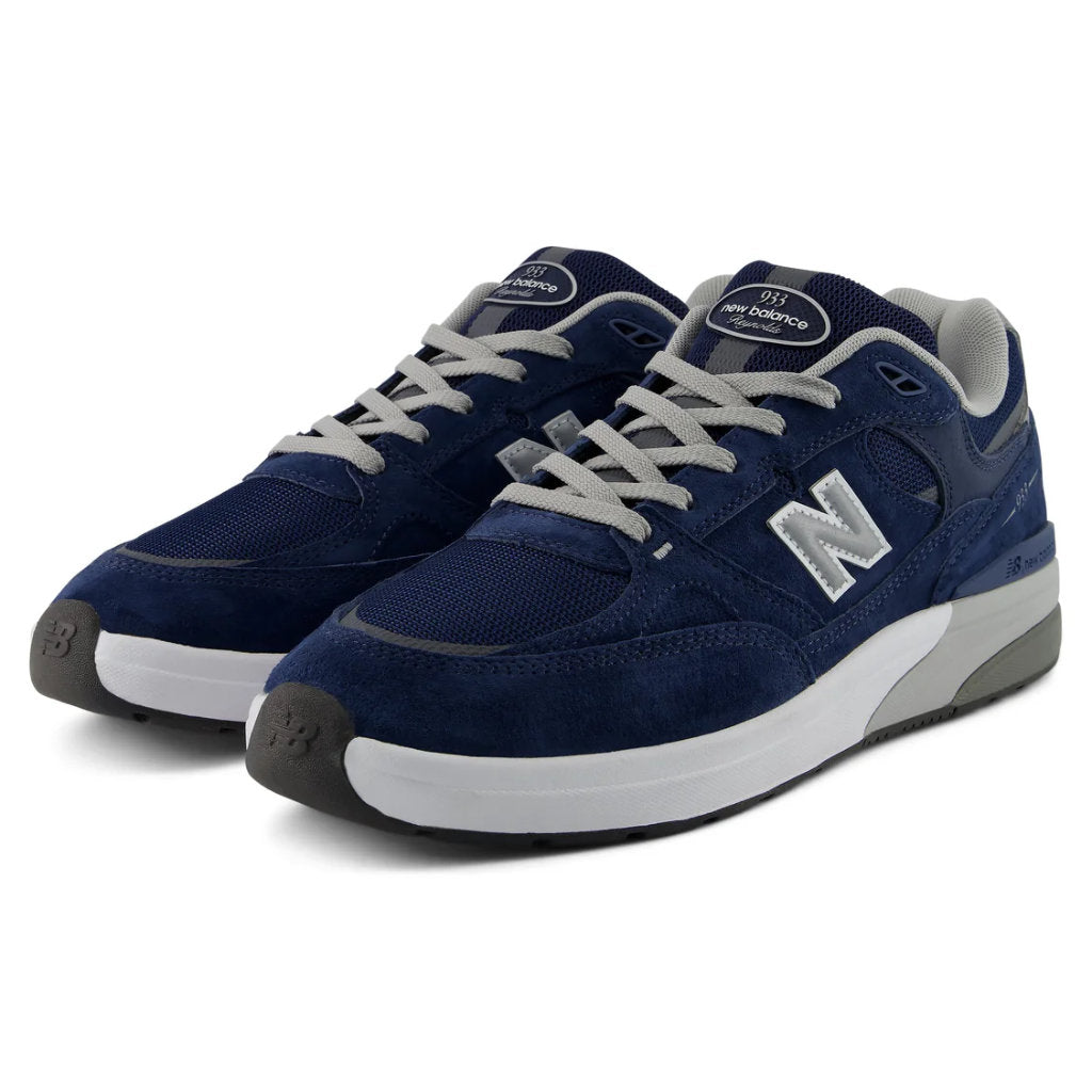 New Balance Numeric Andrew Reynolds 933 Skate Shoes Navy/White | Free Aotearoa shipping when you order your Numerics over $100* with Pavement Skate Store!