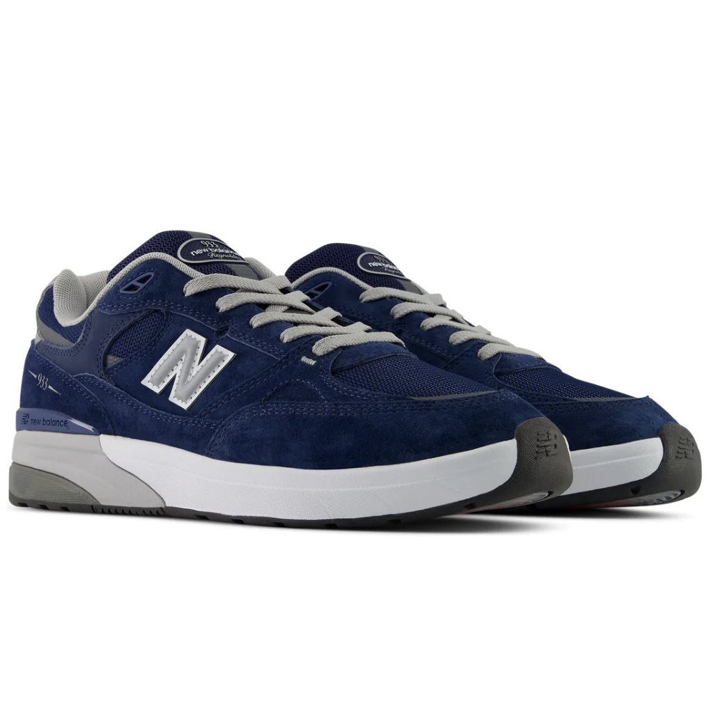 New Balance Numeric Andrew Reynolds 933 Skate Shoes Navy/White | Free Aotearoa shipping when you order your Numerics over $100* with Pavement Skate Store!