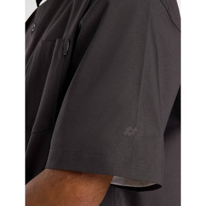 NB Numeric Button Up Shirt in Faded Black | Shop New Balance Numeric clothing online with Pavement Skate Store with free Aotearoa NZ shipping over $100*!