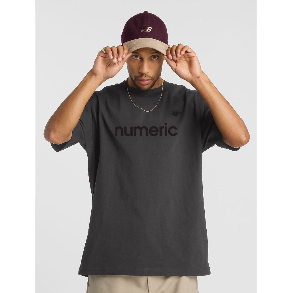NB Numeric Cotton Tee in Faded Black | Shop New Balance Numeric clothing online with Pavement Skate Store with free Aotearoa NZ shipping over $100*!