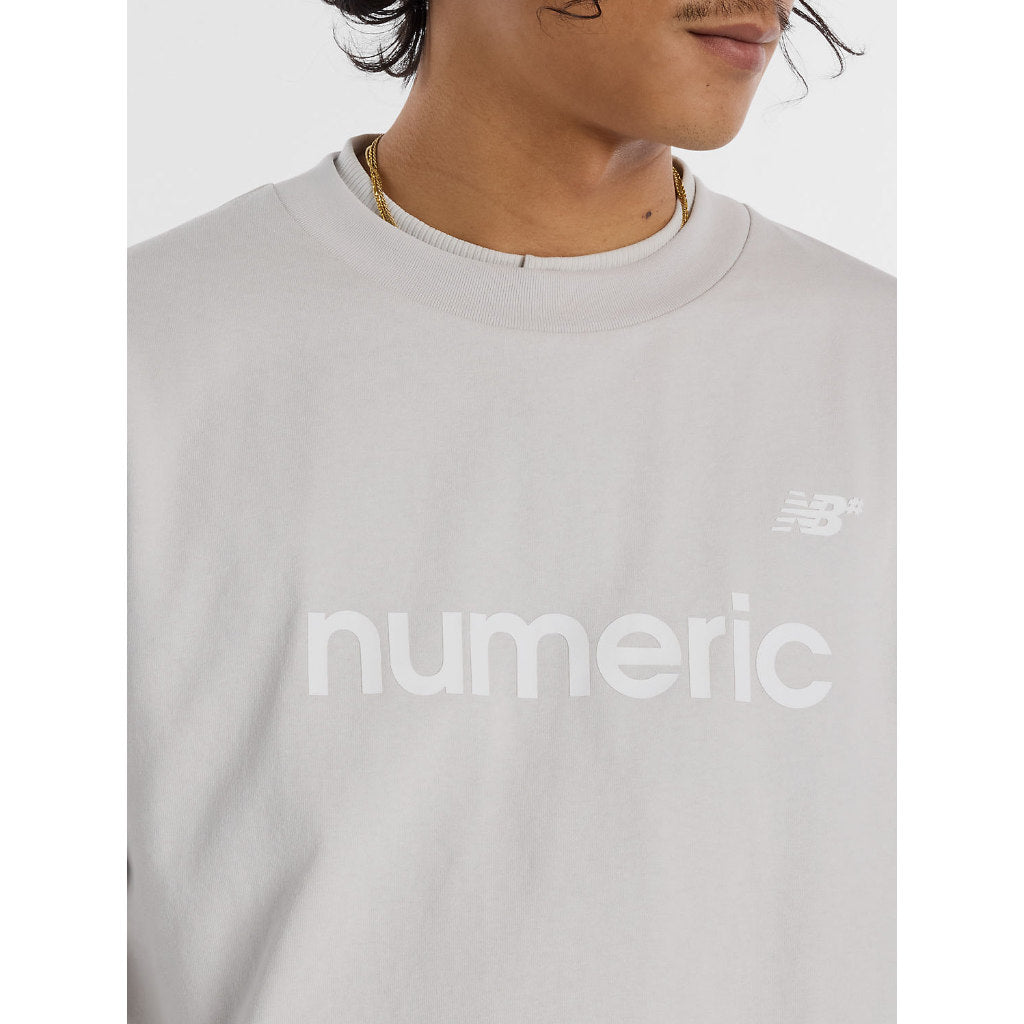 NB Numeric Cotton Tee in Grey Matter | Shop New Balance Numeric clothing online with Pavement Skate Store with free Aotearoa NZ shipping over $100*!