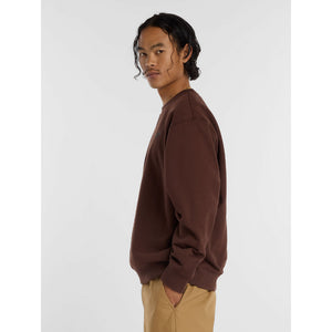 NB Numeric French Terry Crew in Pumpernickel | Shop New Balance Numeric clothing online with Pavement Skate Store with free Aotearoa NZ shipping over $100*!