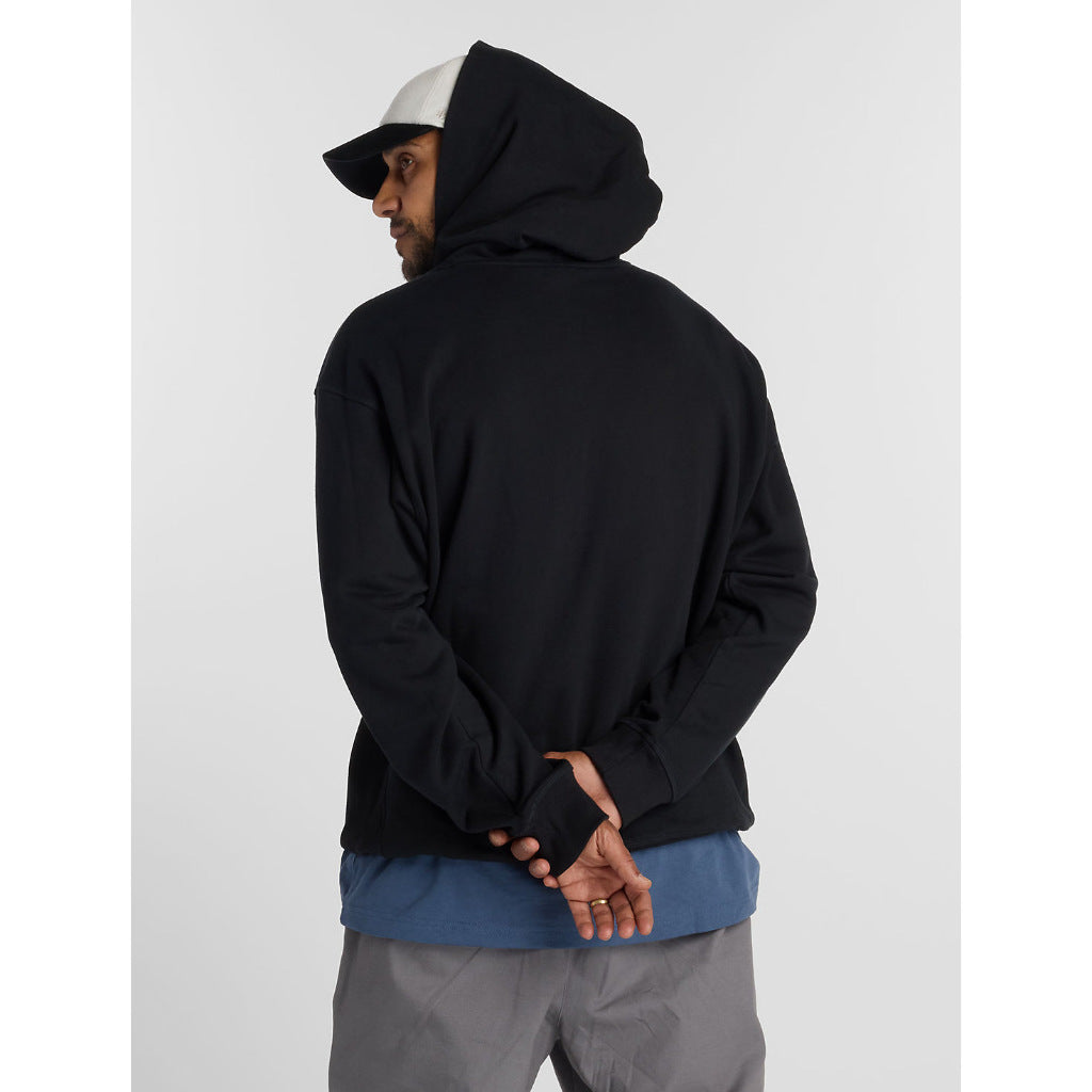 NB Numeric French Terry Hoody in Black | Shop New Balance Numeric clothing online with Pavement Skate Store with free Aotearoa NZ shipping over $100*!