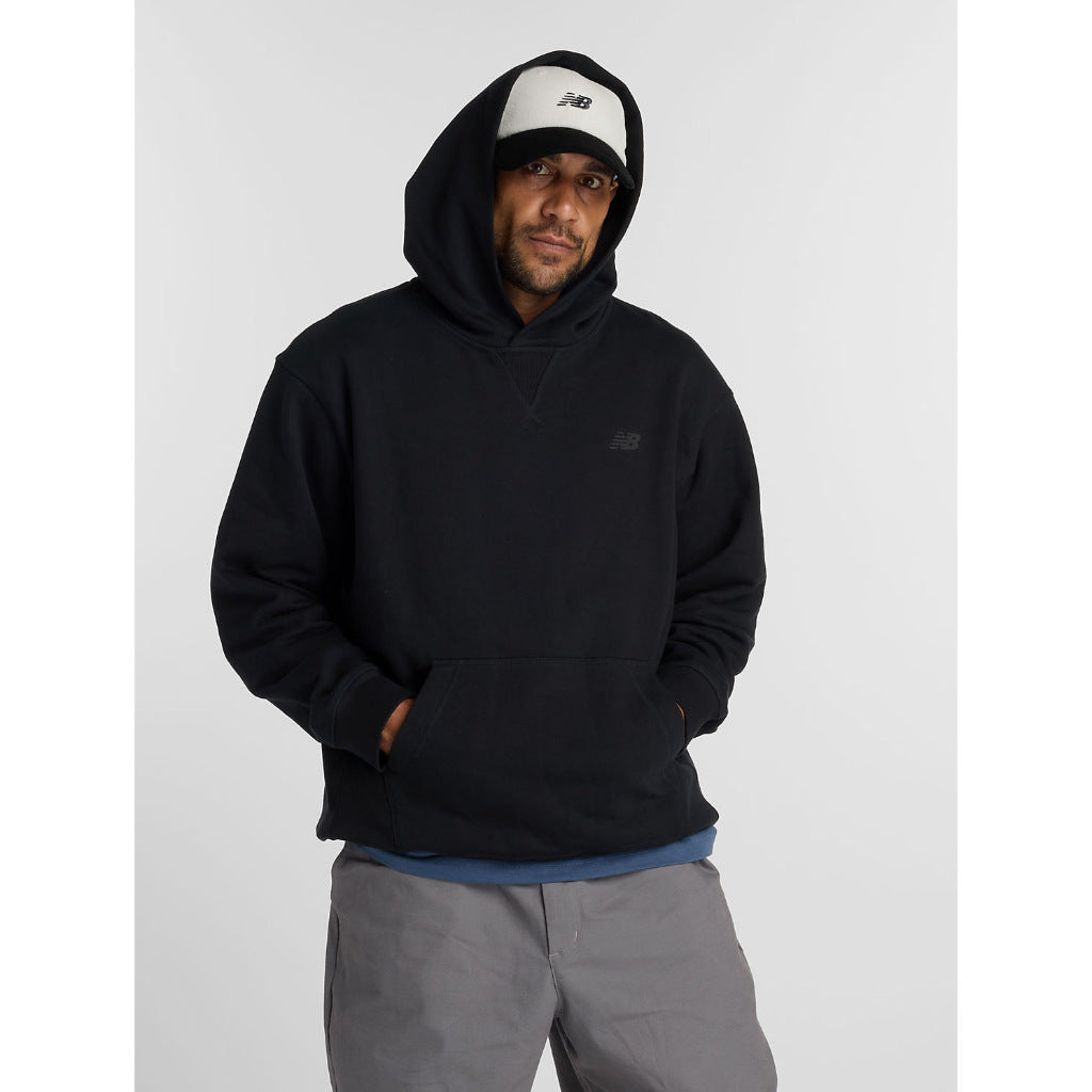 NB Numeric French Terry Hoody in Black | Shop New Balance Numeric clothing online with Pavement Skate Store with free Aotearoa NZ shipping over $100*!