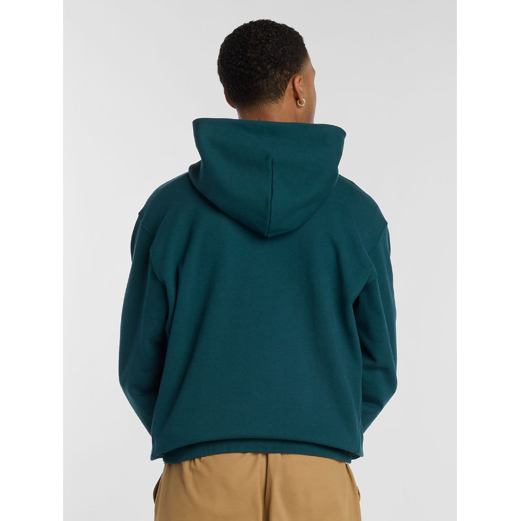 NB Numeric French Terry Hoody in Medusa Green | Shop New Balance Numeric clothing online with Pavement Skate Store with free Aotearoa NZ shipping over $100*!