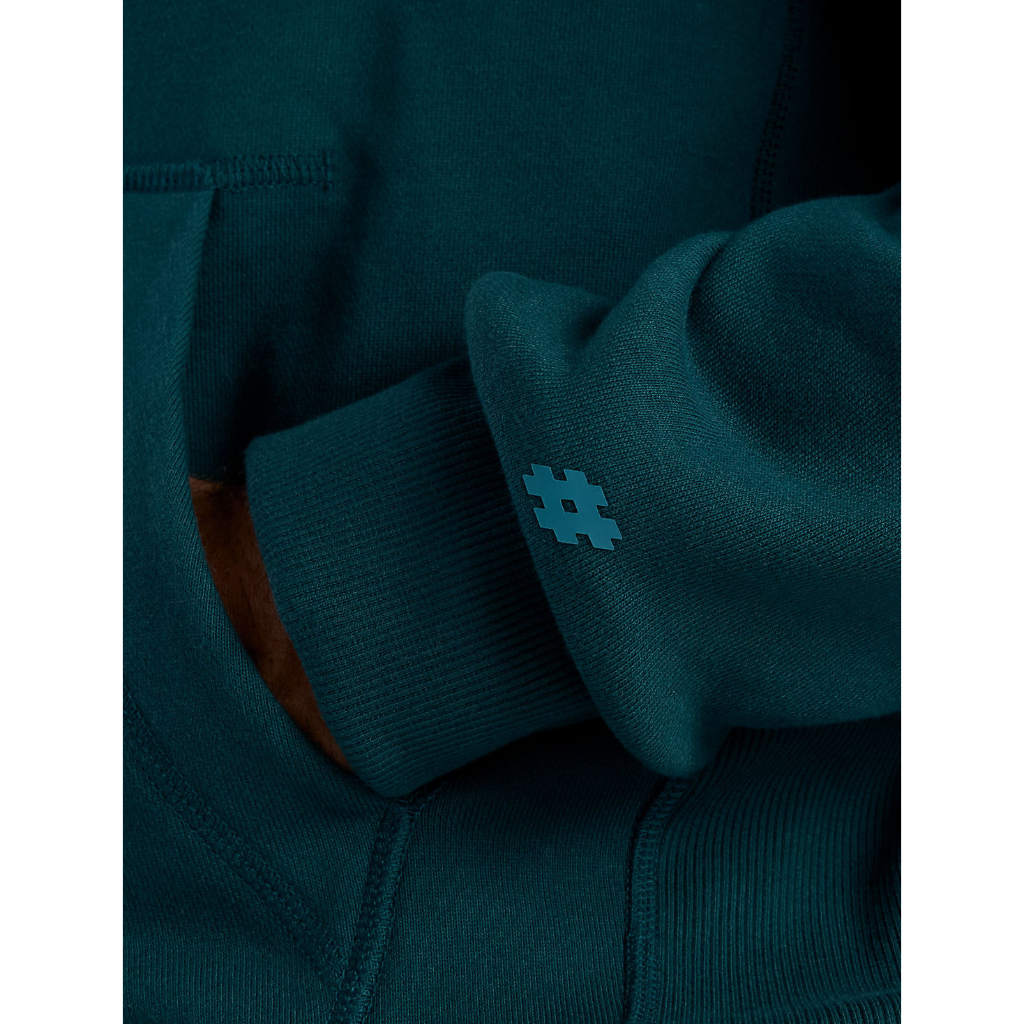 NB Numeric French Terry Hoody in Medusa Green | Shop New Balance Numeric clothing online with Pavement Skate Store with free Aotearoa NZ shipping over $100*!