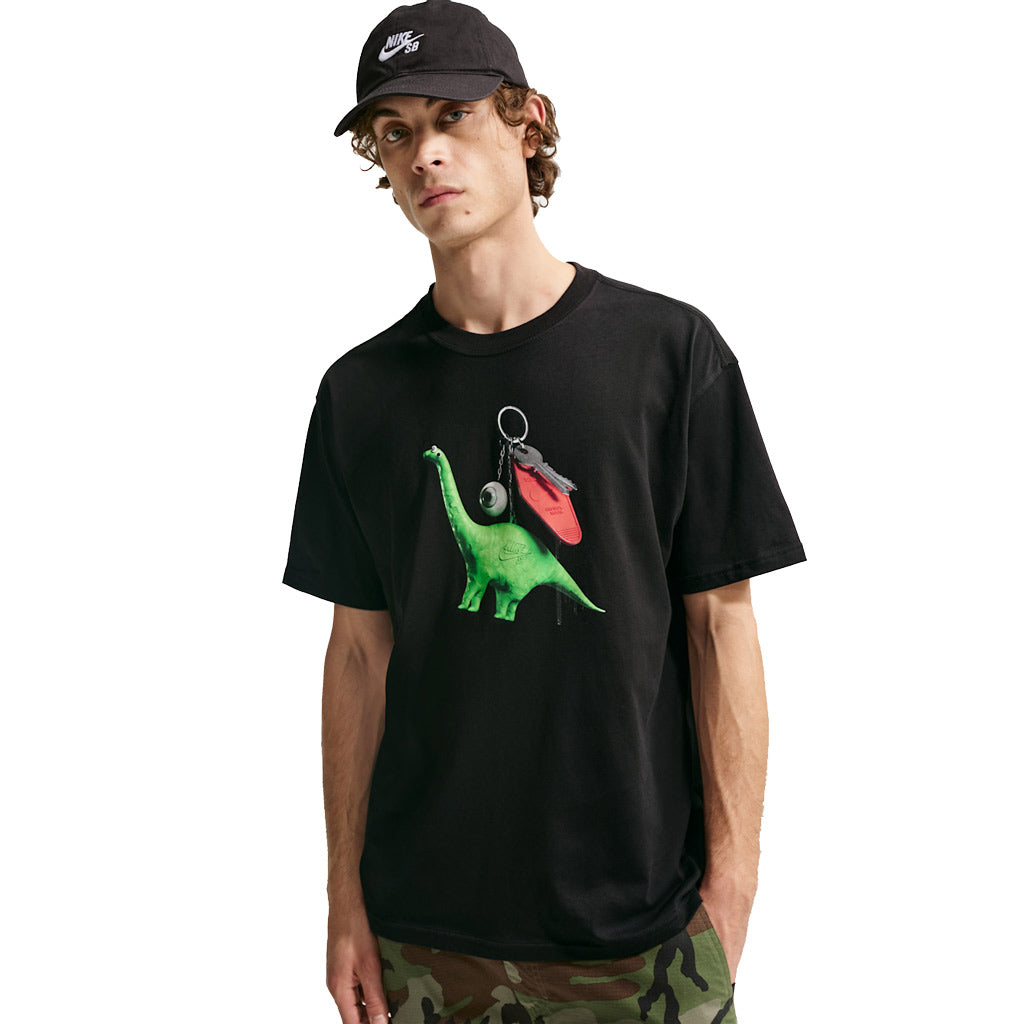 Nike SB Dino Keychain Tee in Black | Shop Nike SB online with Pavement Skate Store with free Aotearoa NZ shipping on orders over $100*!