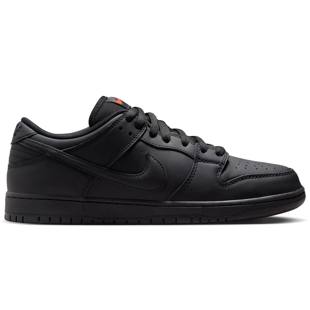 nike black leather skate shoes