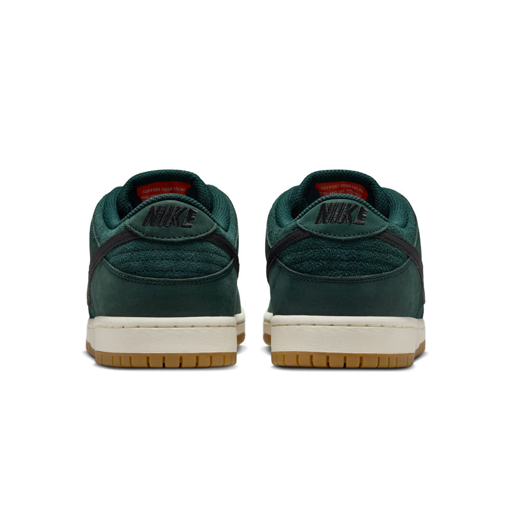 Nike SB Dunk Low Pro ISO Skate Shoe Deep Fir/Black-Fir-Sail - FJ1674-300 | Free Aotearoa NZ shipping when you buy online with Pavement Skate Store!