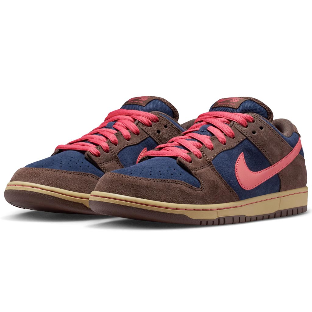Nike SB Dunk Low Pro - Baroque Brown/Adobe/Navy - HQ1625-200 | Free Aotearoa shipping when you order your Nike SB Dunks online with Pavement Skate Store!