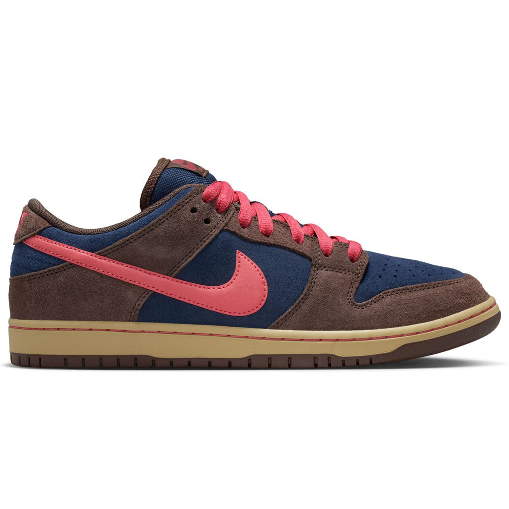 Nike SB Dunk Low Pro - Baroque Brown/Adobe/Navy - HQ1625-200 | Free Aotearoa shipping when you order your Nike SB Dunks online with Pavement Skate Store!