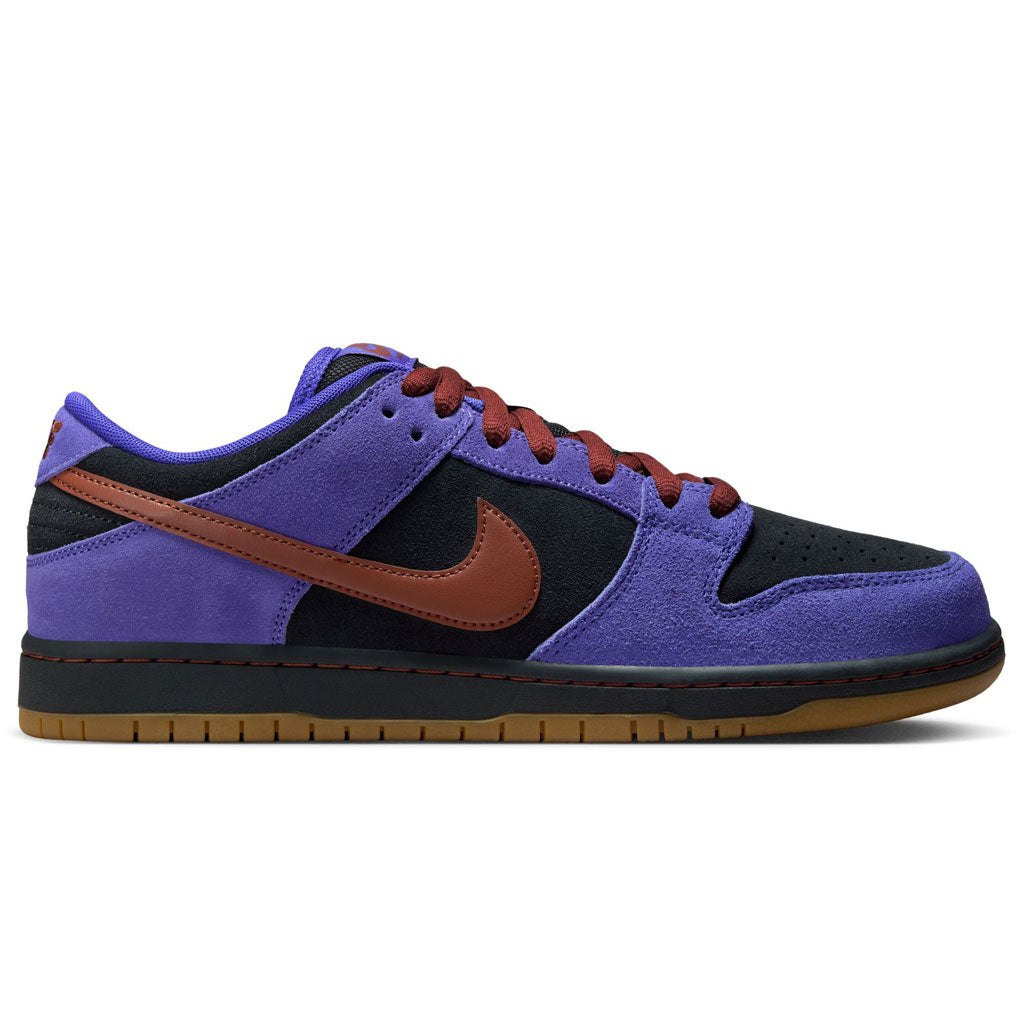 Nike SB Dunk Low Pro Skate Shoes Persian Violet/Cinnamon-Off Noir - HQ1625-500 | Free Aotearoa shipping when you order online with Pavement Skate Store!