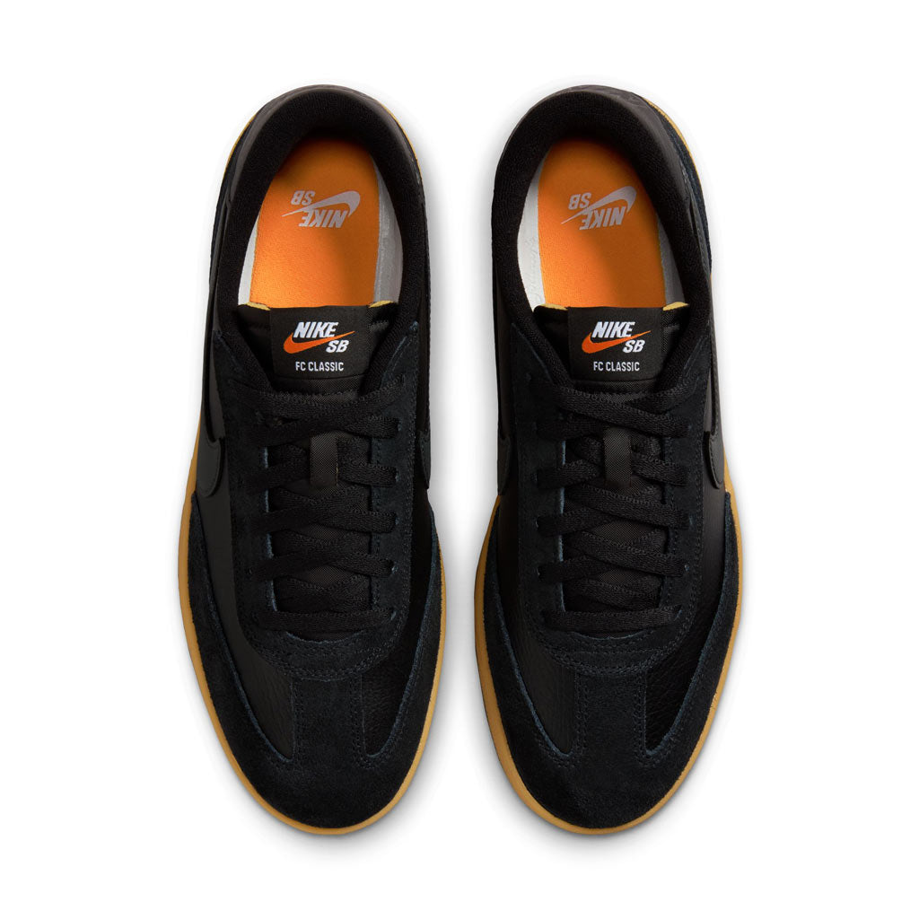 Nike SB FC Classic Skate Shoes Black/Anthracite-Black-Vivid Orange 909096-008 | Free Aotearoa shipping over $100* on orders online with Pavement Skate Store!
