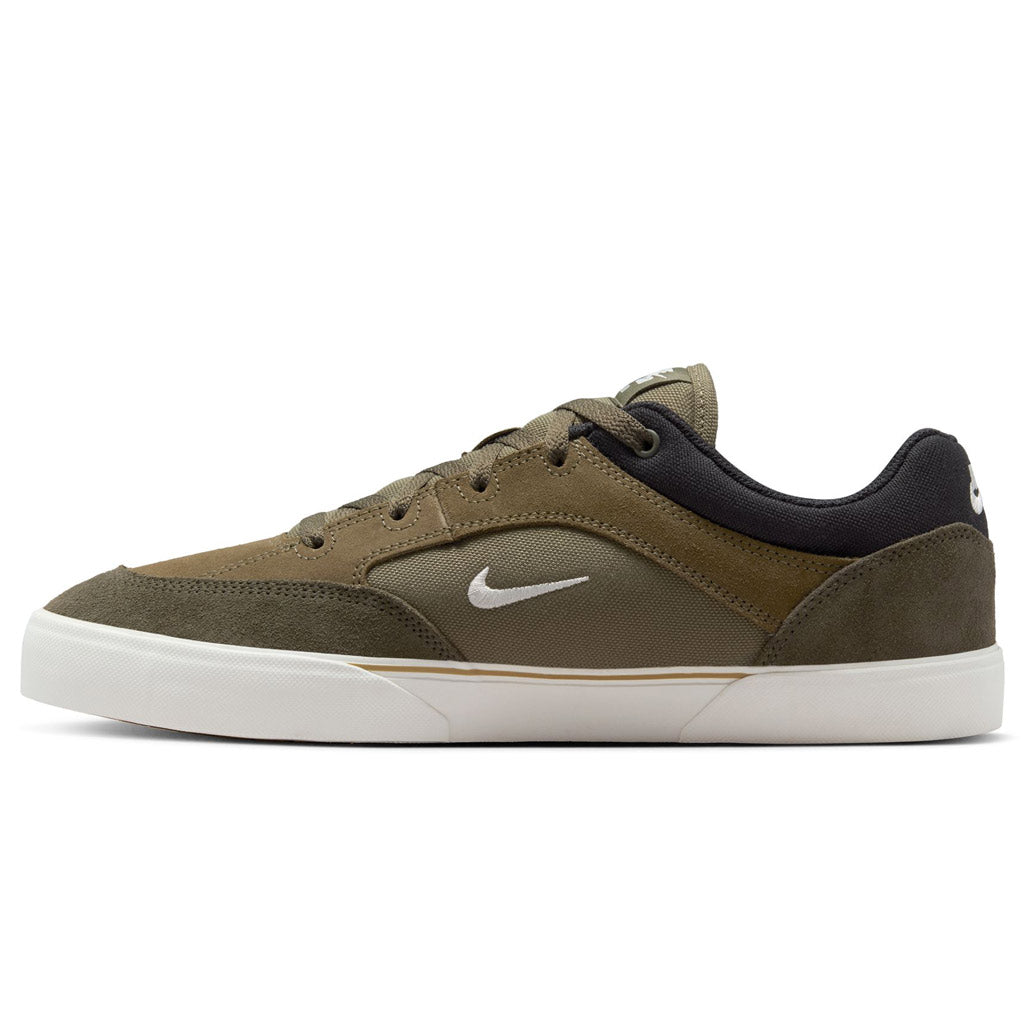 Nike SB Malor - Medium Olive/Sail-Cargo Khaki-Black. The SB Malor was designed for entry-level skaters who need a shoe that can handle long hours of practice honing their skills. FV6064-200. Shop Nike SB skateboarding shoes online with Pavement, Dunedin's independent skate store. Free NZ shipping over $150.