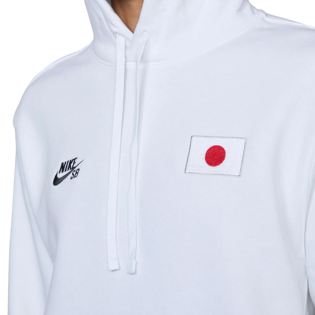 NIKE SB OLYMPICS JAPAN HOODIE - WHITE/BLACK