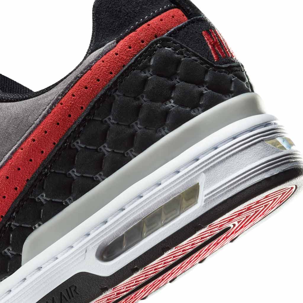 Nike SB Paul Rodriguez Zoom Air Low Skate Shoes Black/Varsity Red-Flint Grey-Black - IM7147-001 | Free Aotearoa shipping when you order online with Pavement!