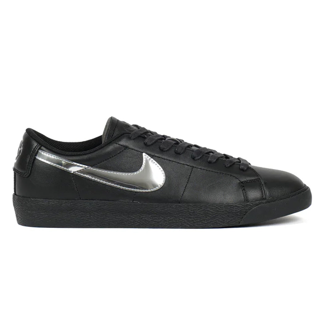 Nike SB x Dancer Skateboards Blazer Low QS. DANCER has worked with Nike SB on a quickstrike version of the Blazer Low. Black/Metallic Silver-Black. HJ6703-001. Free NZ shipping. Shop Nike SB skate shoes, clothing and accessories online with Dunedin's independent skate store - PAVEMENT.