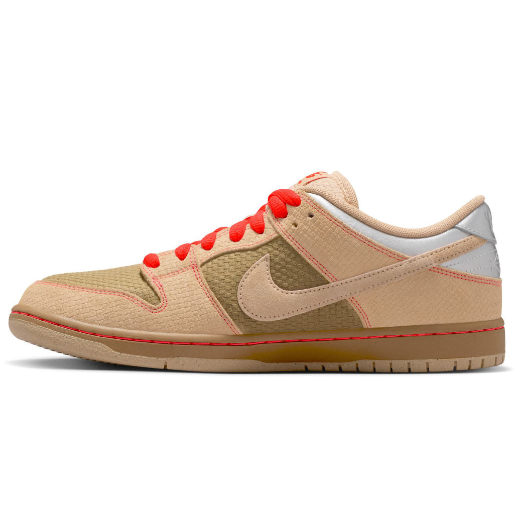 Nike SB Dunk Low Pro 'Som Tum' Shoes - Canvas/Vachetta Tan-Parachute Beige: IB6206-701 | Free Aotearoa NZ delivery on your order with Pavement Skate Store!