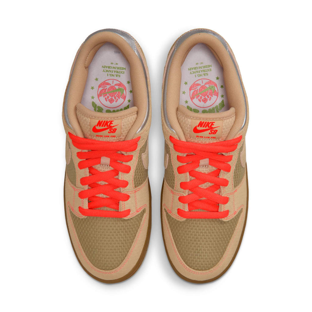 Nike SB Dunk Low Pro 'Som Tum' Shoes - Canvas/Vachetta Tan-Parachute Beige: IB6206-701 | Free Aotearoa NZ delivery on your order with Pavement Skate Store!