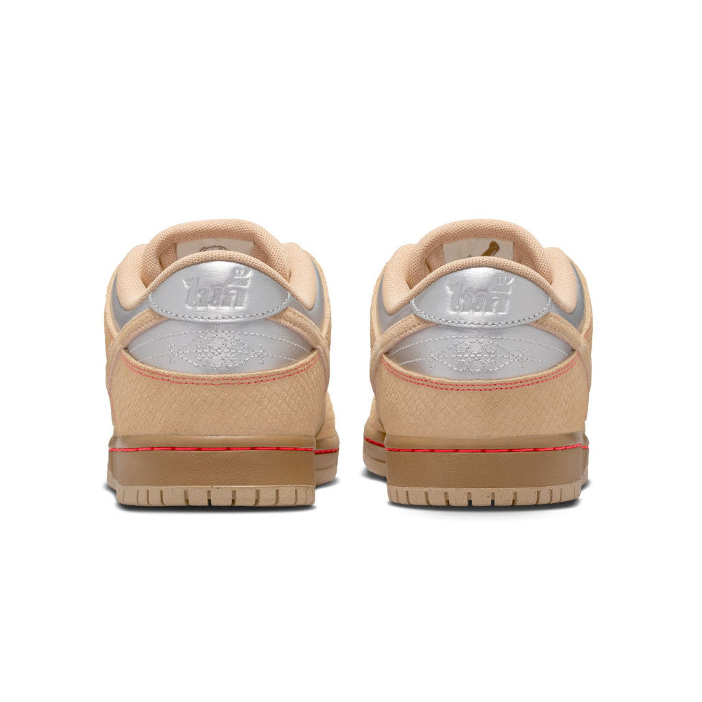 Nike SB Dunk Low Pro 'Som Tum' Shoes - Canvas/Vachetta Tan-Parachute Beige: IB6206-701 | Free Aotearoa NZ delivery on your order with Pavement Skate Store!