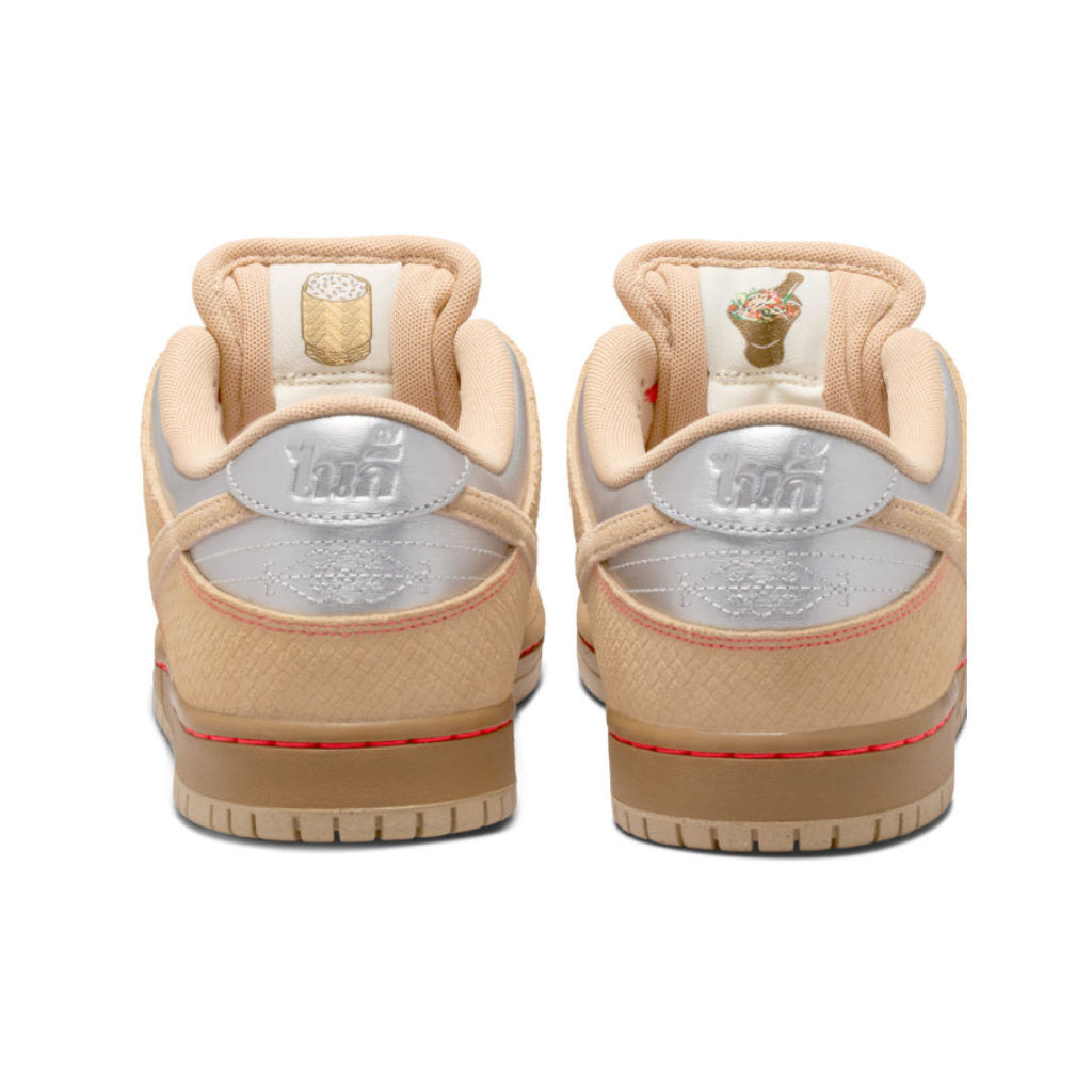 Nike SB Dunk Low Pro 'Som Tum' Shoes - Canvas/Vachetta Tan-Parachute Beige: IB6206-701 | Free Aotearoa NZ delivery on your order with Pavement Skate Store!